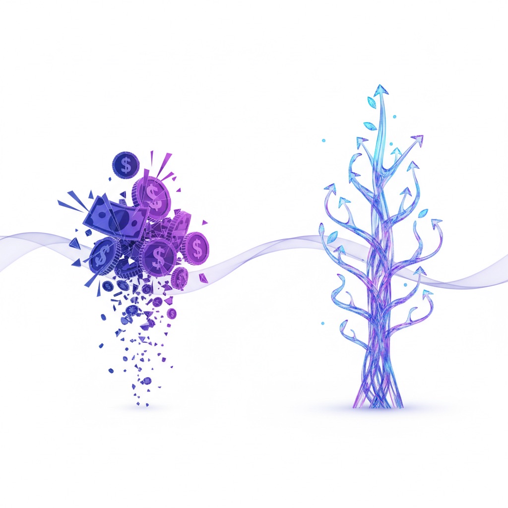 Ilustração: Tráfego pago vs SEO: onde investir o dinheiro do seu marketing